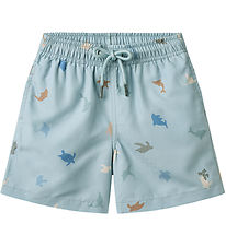 Wheat Badeshorts - Hansi - Soft Blue Sea Life