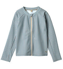 Wheat Badebluse - Ada - UV40+ - Blue Swim Stripe