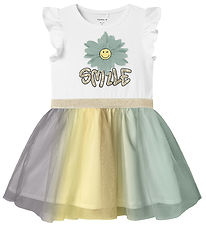 Name It Kjole - Tyl - NmfArnina - Bright White