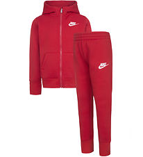 Nike Sweatsæt - Sweatshirt/Sweatpants - Gym Red