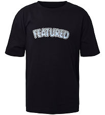 Hound T-shirt - Black - m. Print