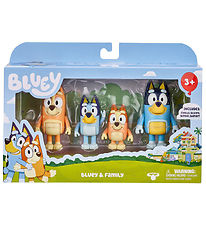 Bluey Figurer - Bluey & Familien
