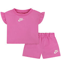 Nike Shortssæt - T-shirt/Shorts - Mineral