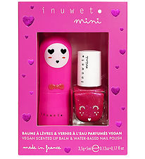 Inuwet Duo Box - Læbepomade/Neglelak - Fuchsia