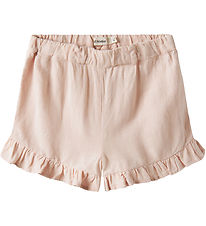 Lil' Atelier Shorts - NmfDolie - Viskose/Hør - Peach Blush
