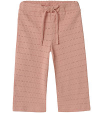 Lil' Atelier Bukser - NmfJamla - Misty Rose m. Hulmønster