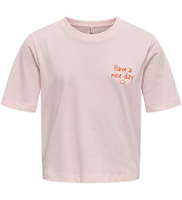 Kids Only T-shirt - KogRex - Mauve Chalk/Happy