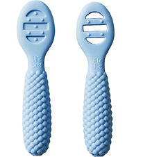 Jack o Juno Babyskeer - Silikone - 2-pak - Bubble - Pale Blue