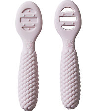 Jack o Juno Babyskeer - Silikone - 2-pak - Bubble - Light Pink