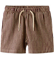 Name It Shorts - Striped - NmmHaris - Windsor Wine