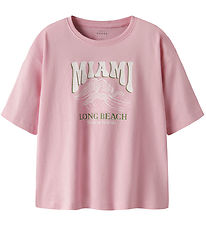 Name It T-shirt - NkfVeen - Cameo Rose/Miami