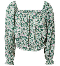 Hound Bluse - Flower top -  Green