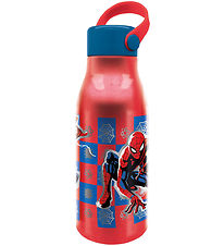 Spiderman Drikkedunk - Aluminum - 760 ml - Rød/Blå