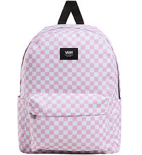 Vans Rygsæk - Old Skool Grom Check - Coral Blush