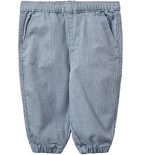 Sofie Schnoor Bukser - Lamour - Blue Denim Stribe