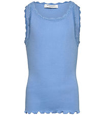Rosemunde Top - Rib - Modal - Balta - Little Boy Blue