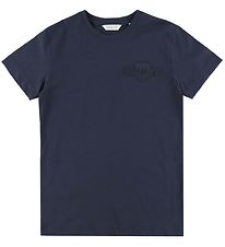 GANT T-shirt - Tonal - Evening Blue