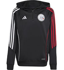 adidas Performance Hættetrøje - AJAX TR HODY - BLACK/WHITE/BOLRE