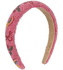 Konges Sløjd Hårbølje - Beaded - Bubblegum