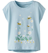 Name It T-shirt - NmfVigea - Cool Blue/Bubblebee