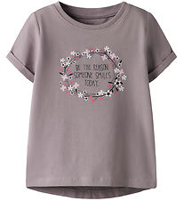 Name It T-shirt - NmfVix - Purple Dove/Flower Ring