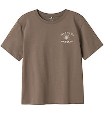 Name It T-shirt - NkmJotim - Walnut