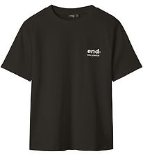 LMTD T-Shirt - NlmBend - Pirate Black/Bight White