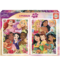 Educa Puslespil - 2x500 Brikker - Disney Princess