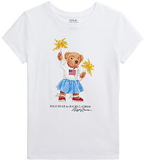 Polo Ralph Lauren T-shirt - Hvid m. Bamse