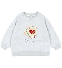 Konges Sløjd x Rosie H-W Sweatshirt - Jack - Light Grey Melange