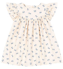 Konges Sløjd Kjole - Musselin - Coco - Bow Blue