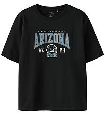 Name It T-shirt - NkmValix - Black/Arizona