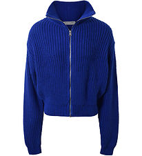 Hound Bluse m. Lynlås - Strik - Cobalt blue
