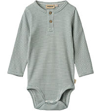 Wheat Body l/æ - Rib - Benny - Stormy Sea Stripe