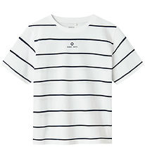 Name It T-shirt - NkmJaben - Bright White/Navy Blazer