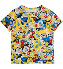 Mini Rodini T-shirt - Flowers AOP - Multi