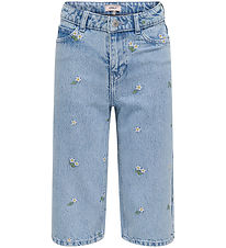 Kids Only Jeans - KogCobain -  Light Blue Denim/Flower Embroider