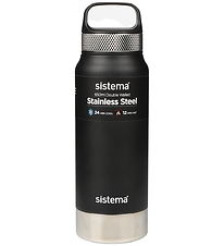 Sistema Termoflaske - Stainless Steel - 650 ml - Sort