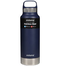 Sistema Termoflaske - Stainless Steel - 1L - Blå