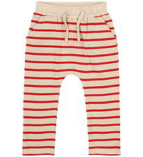 The New Siblings Bukser - TnstNat - Poppy Red Striped