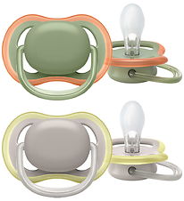 Philips Avent Sut - 2-pak - Ultra Air - Grå/Grøn