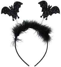 Molly & Rose Udklædning - Hårbøjle - Batman - Sort Glitter