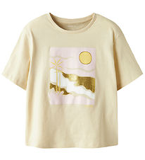 Name It T-shirt - NkfJekan - Bleached Sand