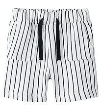Name It Shorts - NmmJakob - Striped - Bright white