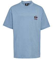 Hummel T-shirt - hmlLoose - Faded Denim