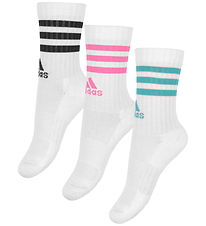adidas Performance Strømper - 3-pak - C SPW CRW - White/Purtea/L