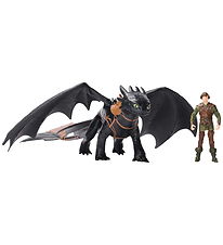 Dragons Legetøj - Movie Viking And Dragon - Toothless And Hiccup