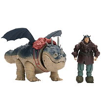 Dragons Legetøj - Movie Viking And Dragon - Gronckle And Fishleg