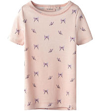 Lil Atelier T-shirt - NmfGayo - Peach Blush/Butterfly