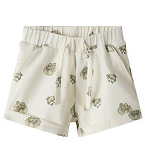 Lil Atelier Shorts - NbmGayo - Coconut Milk/Frog